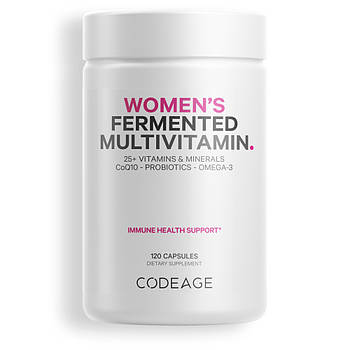 CodeAge Women's Daily Multivitamin/Щоденні ферментовані мультивітаміни для жінок 120 капс BX526
