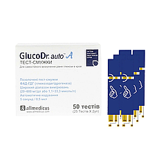 Тест-смужки GlucoDr 50-300 штук