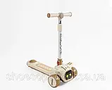 Самокат дитячий музичний Літак від 2 років світяться колеса та платформа, фото 2