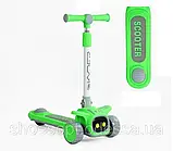 Самокат дитячий музичний Літак від 2 років світяться колеса та платформа, фото 4