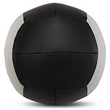 М'яч набивний медичний для кросфіту WALL BALL LiveUp (вага 8 кг) LP8100-8, фото 6