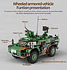 Крута дитяча бойова машинка конструктор для хлопчика БТР Fennek 692 деталі Збери військовий автомобіль для ігор, фото 7