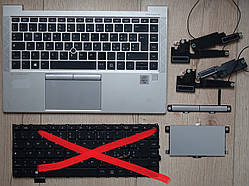 РОЗБИРАННЯ HP EliteBook 840 845 G7 G8 (Корпус Верхня панель Сенсорна панель Кнопки Сенсорна панель Динаміки Роз'єм живлення)