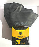 Камера 20x4.0 AV 48 мм BLACK CAT (фет-байк). Камера для велосипеда Фет-байк 20х4.0, фото 4