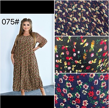 Жіноче плаття тканина штапель розмір 56-58 мікс кольорів у пачці від 12 шт.