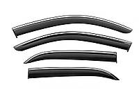 Ветровики с хромированным молдингом Niken Luxury (4 шт) для Mercedes GLE W167 2018- гг