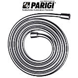 Шланг душовий 1,5 м хромований 1/2" Parigi Chromalux Supreme, фото 4