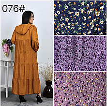 Жіноче плаття тканина штапель розмір 58-60 мікс кольорів у пачці від 12 шт.