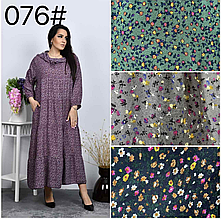 Жіноче плаття тканина штапель розмір 58-60 мікс кольорів у пачці від 12 шт.