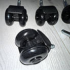 Силіконові колеса в крісло на підшипнику штир 10 мм х30 мм, фото 7