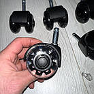 Силіконові колеса в крісло на підшипнику штир 10 мм х30 мм, фото 10