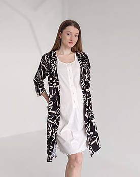 Комплект халат і сорочка у родзал LEAVES