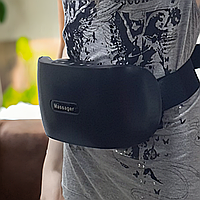 Бездротовий електричний фітнес-масажер Massage Belt Fitness Machine для м'язів живота та стегон, PNJ-2117-Black