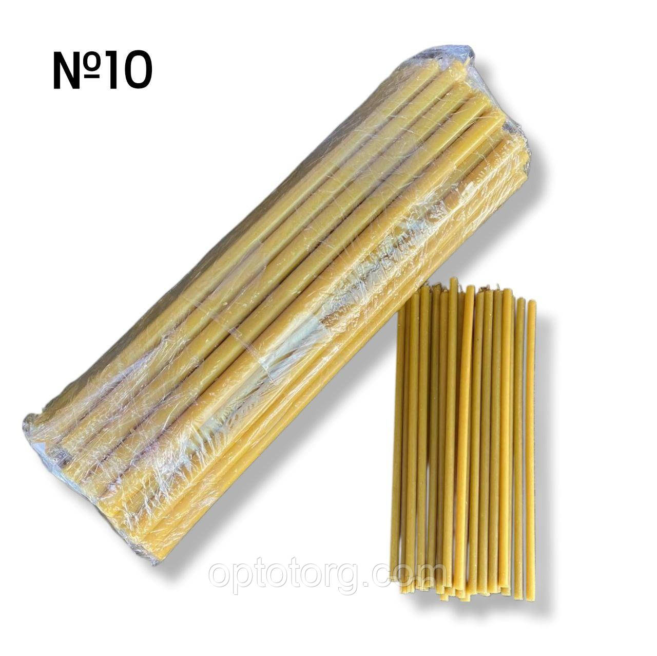 Свічки церковні 10% віск 2 кг 54 шт No 10
