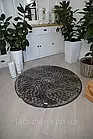 Килимок для ванної кімнати круглої форми з ворсом C&W діаметр 120 см, фото 3