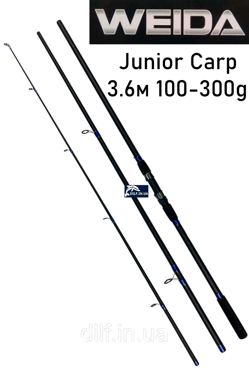 Вудлище Weida Junior Carp 3.6м (100 - 300g) коропове, фото 1