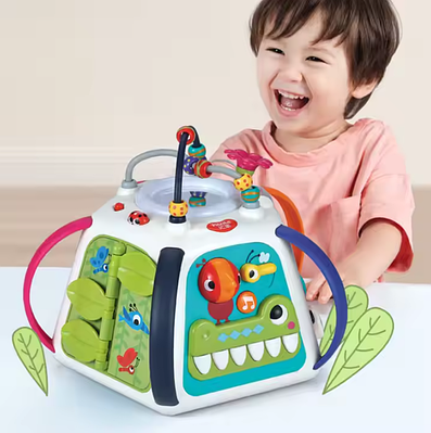 Музичний мультібокс розвивальна іграшка дитячий навчальний центр звук світло лабіринт піаніно магнітна дошка