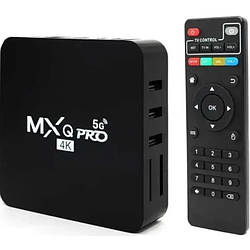 Смарт ТБ Приставка для телевізора TV BOX SMART з пультом TV Box Android MXQ 4k Pro 5G 4GB+64GB