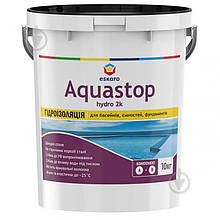 Еластична двокомпонентна гідроізоляція Eskaro Aquastop Hydro 2К (Эскаро аквастоп гідро 2К) 10кг