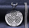 Жіночий комплект оберіг  "Celtic Knot" кільце, підвіска з кулоном., фото 4