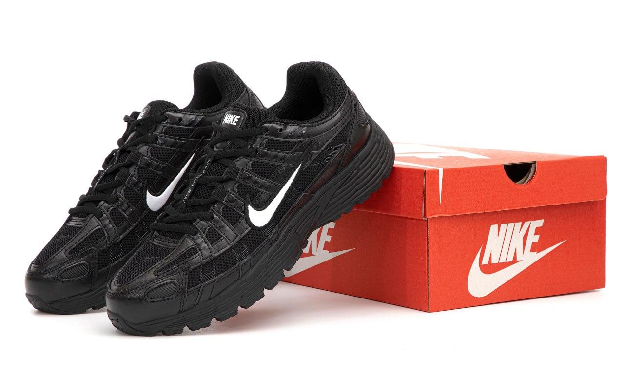 Чоловічі кросівки Nike P-6000 Black Чорні Взуття Найк П-6000 текстиль сітка повсякденні демісезон