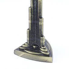 Статуетка Бурдж-Халіфа RESTEQ. Мініатюрна модель Burj Khalifa. Сувенір Башта Халіфи 18 см, фото 5