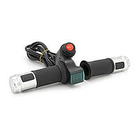 Ручка газу з кнопкою для електровелосипеда 12-72V+вольтметр, Box