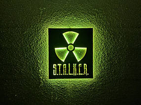 Панно декоративне картина на стіну Сталкер 2 LED підсвітка 16 кольорів телефон 350х400 acr-p000205, фото 5