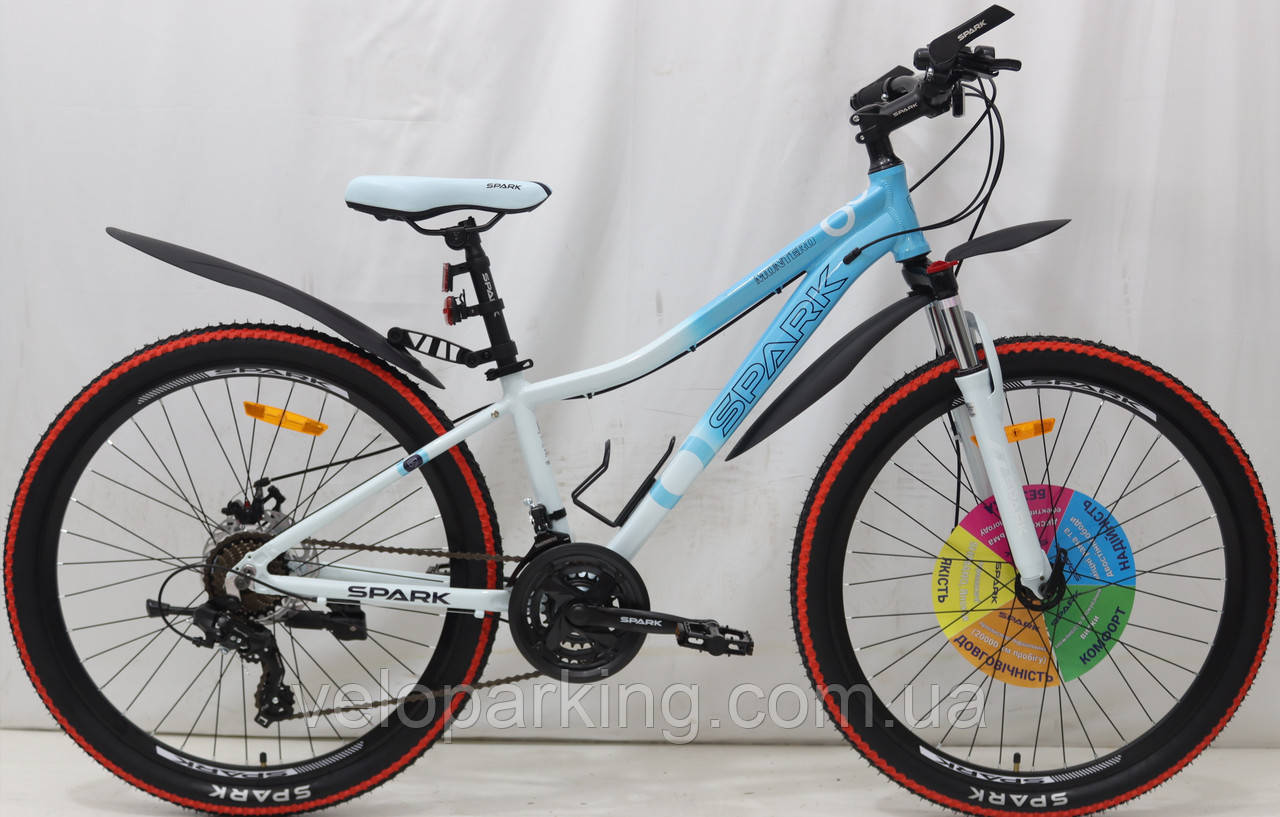 Гірський підлітковий алюмінієвий велосипед SPARK MONTERO, 26"