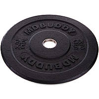 Бамперні диски гумові Bumper Plates MDbuddy TA-2676-2_5 51мм 2,5кг чорний