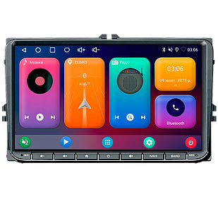 Автомобільна мультимедійна система DriveX UN11Q VW AND 9" 2.5D QLED 8-Cores DSP