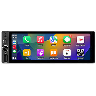 Автомобільний мультимедійний центр 2-Din 7" з бездротовим CarPlay та Android Auto - DriveX LNX-686 1-Din 7"