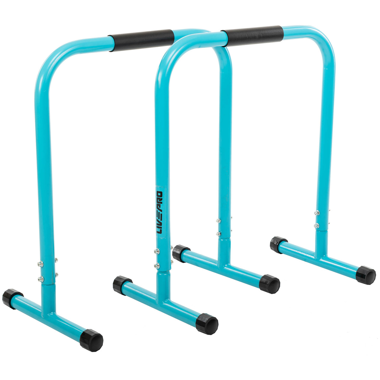 Бруси підлогові-хайлети еквалайзер тренувальний LiveUp LP8161 Parallettes pair синій