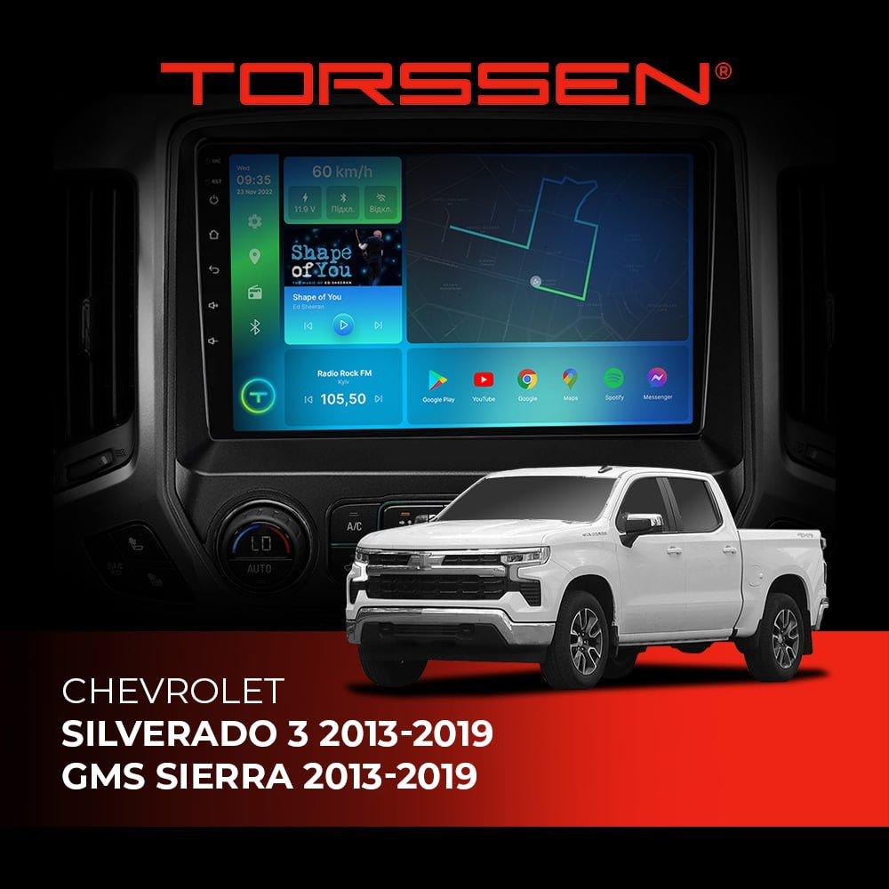 Штатна магнітола Torssen Chevrolet Silverado 3 13-19 GMC Sierra 13-19 F96128 4G Carplay DSP