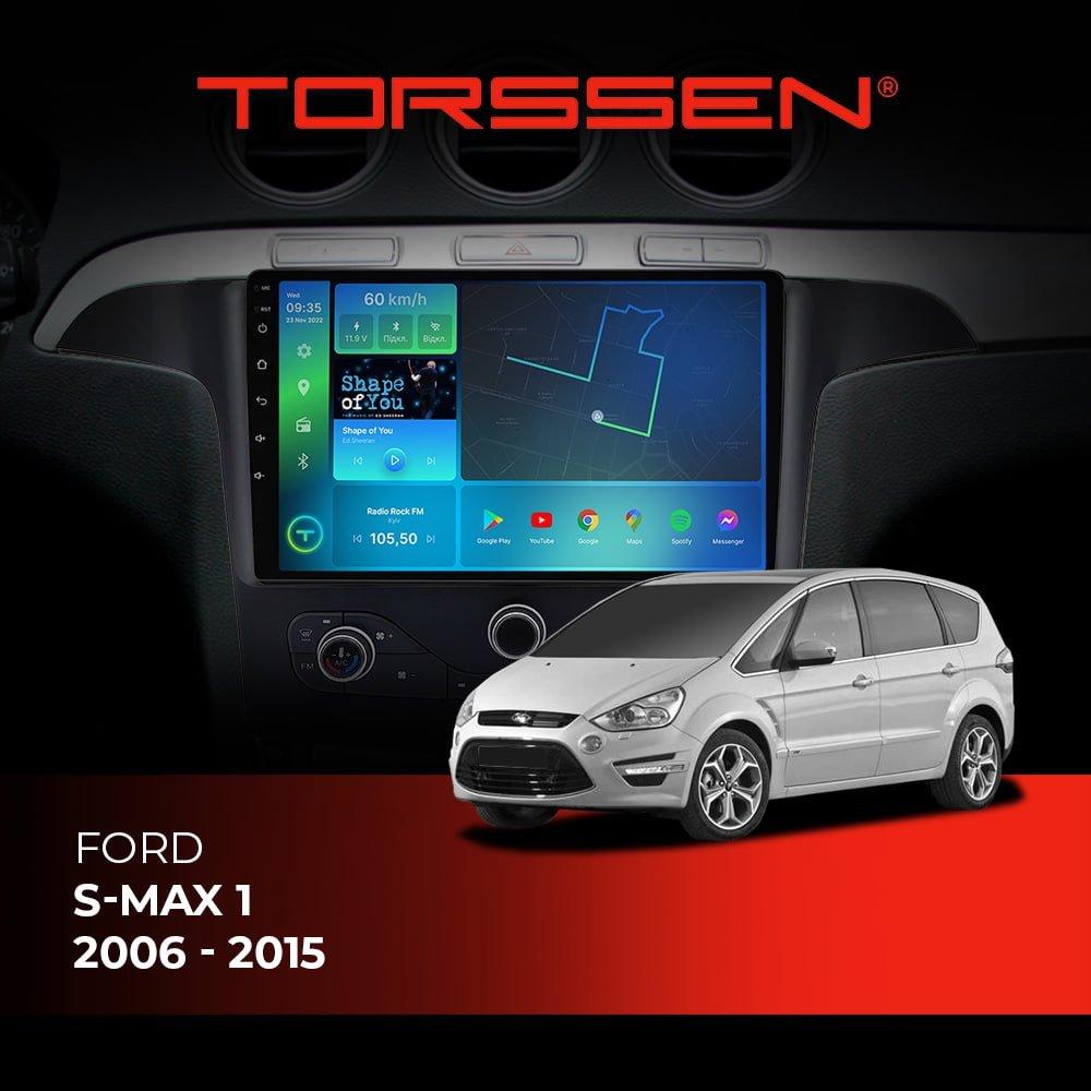 Штатна магнітола Torssen Ford S-max 1 (2006-15) F96128 4G Carplay DSP