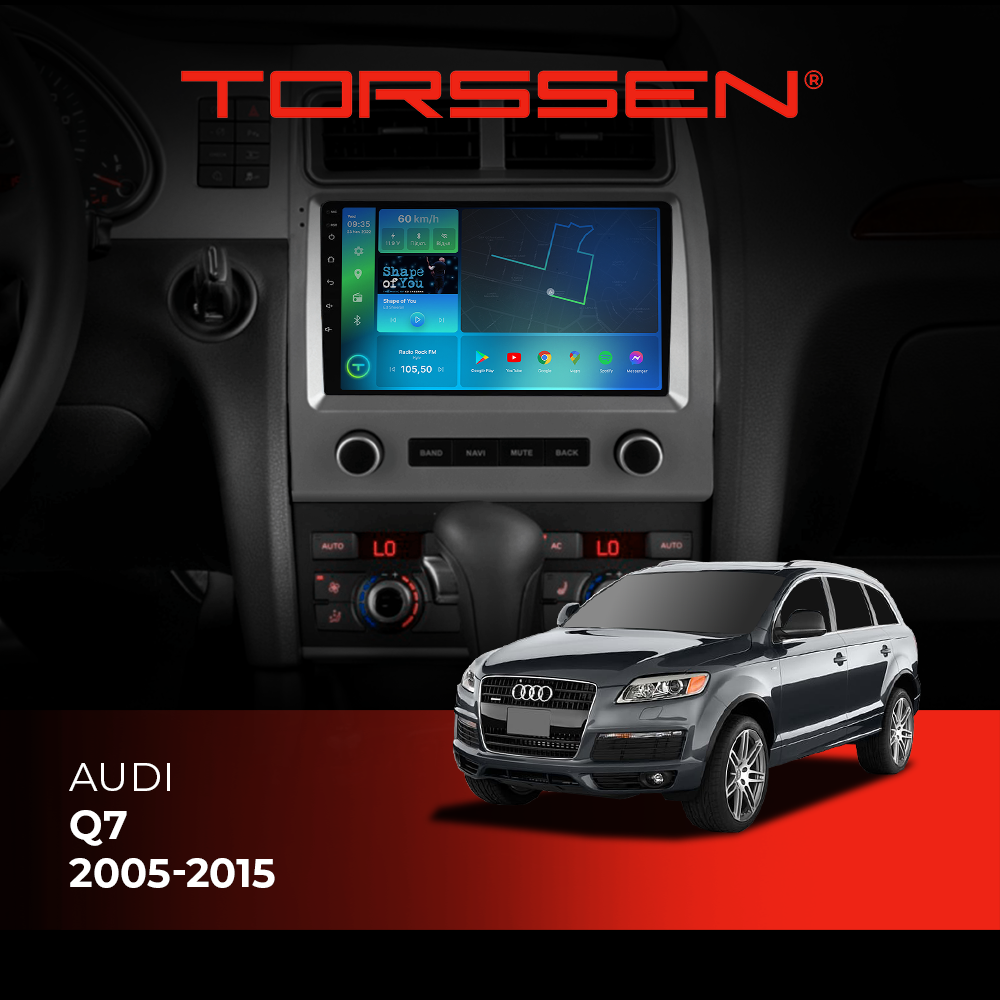 Штатна магнітола Torssen Audi Q7 2005-2015 F96128 4G Carplay DSP
