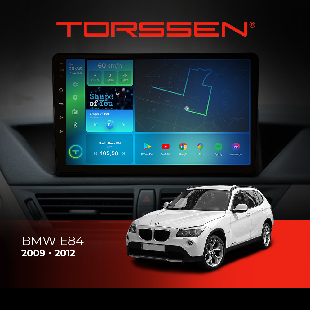 Штатна магнітола Torssen BMW e84 F96128 4G Carplay