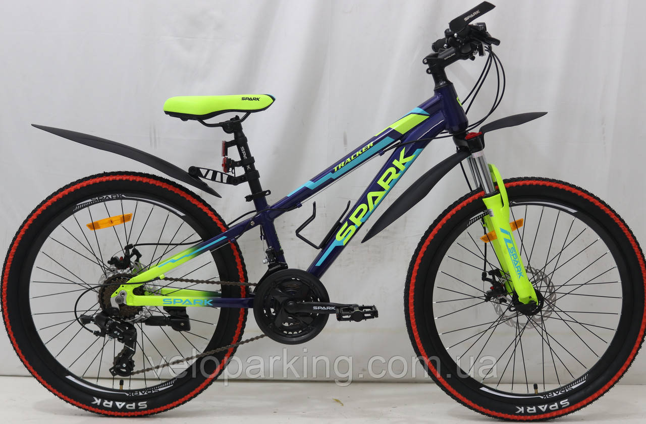 Гірський алюмінієвий велосипед SPARK TRACKER, 24"
