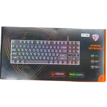 Ігрова клавіатура з RGB підсвіткою кнопок TLK 87/ 8980 (10)
