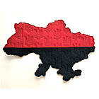 Велкро панель для шевронів та патчів 70х50 см Мапа України Тризуби УПА, фото 2