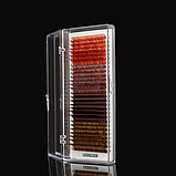 Вії SCULPTOR LASH&CASH BURGUNDY SHADES кольорові, микс, 28 ліній, фото 3