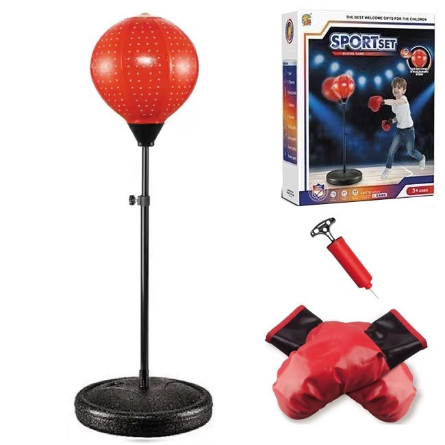 Боксерський набір (груша на стійці, рукавички) арт. ZG 270-469, фото 1