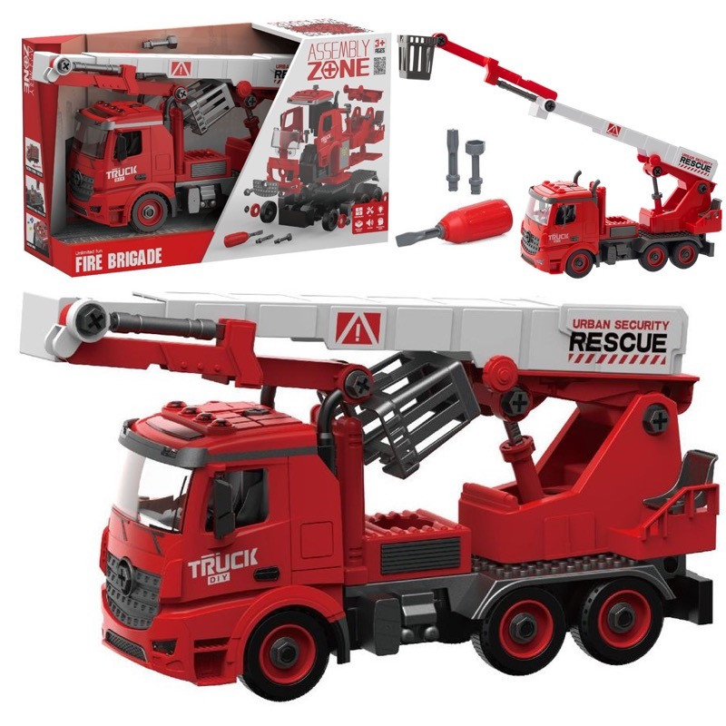 Пожежна машина-конструктор арт. YW 9080 A, фото 1