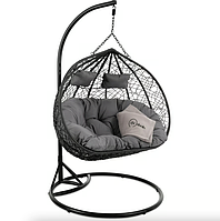 Підвісне крісло-кокон Di Volio Foggio двомісне чорний