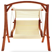 Садова гойдалка Di Volio Pergia двомісна бежевий