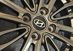 Ковпачки диски чорні hyun60tur-bl (59мм на 55мм, 4 шт) для Тюнінг Hyundai