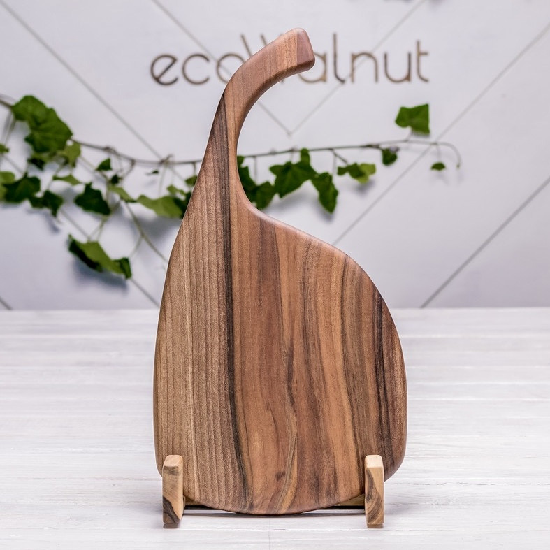 Кухонна дерев'яна обробна дошка ручної роботи роздільна подарункова, сувенірні декоративні дошки для кухні зі спилу дерева яні