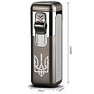 Запальничка турбо 4 форсунка Ukraine в подарунковому пакованні LG-589U1, фото 2