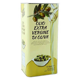 Оливкова олія Olio Extra Vergine di Oliva , Італія 5л. Холодний віджим.