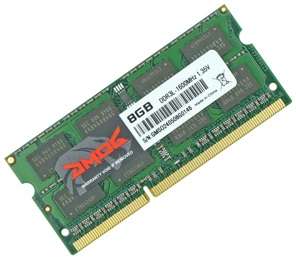 Оперативна пам'ять DDR3L 8Gb 1600 для ноутбука SODIMM 1.35V PC3L-12800s Golden Memory GM16LS11/8